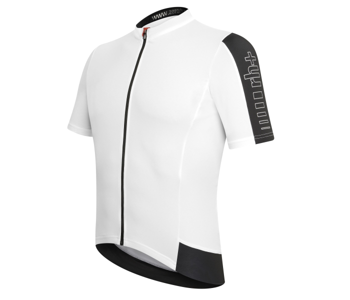 Koszulka rowerowa męska zeroRH+ Energy FZ biało-czarna sportowa L